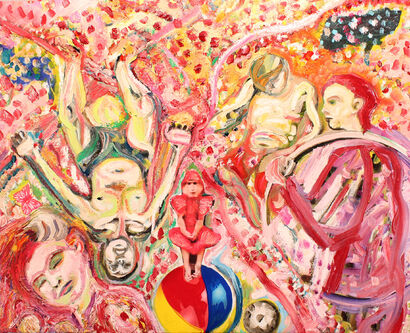 Tripudio - a Paint Artowrk by Angela Margherita  Leotta